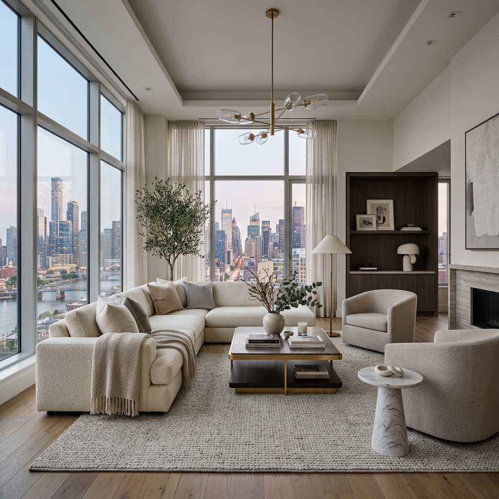 Modern Minimalist Living Room